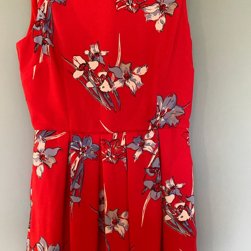 Twik by Simons Sleeveless Red Floral Dress - Picture 6 of 12